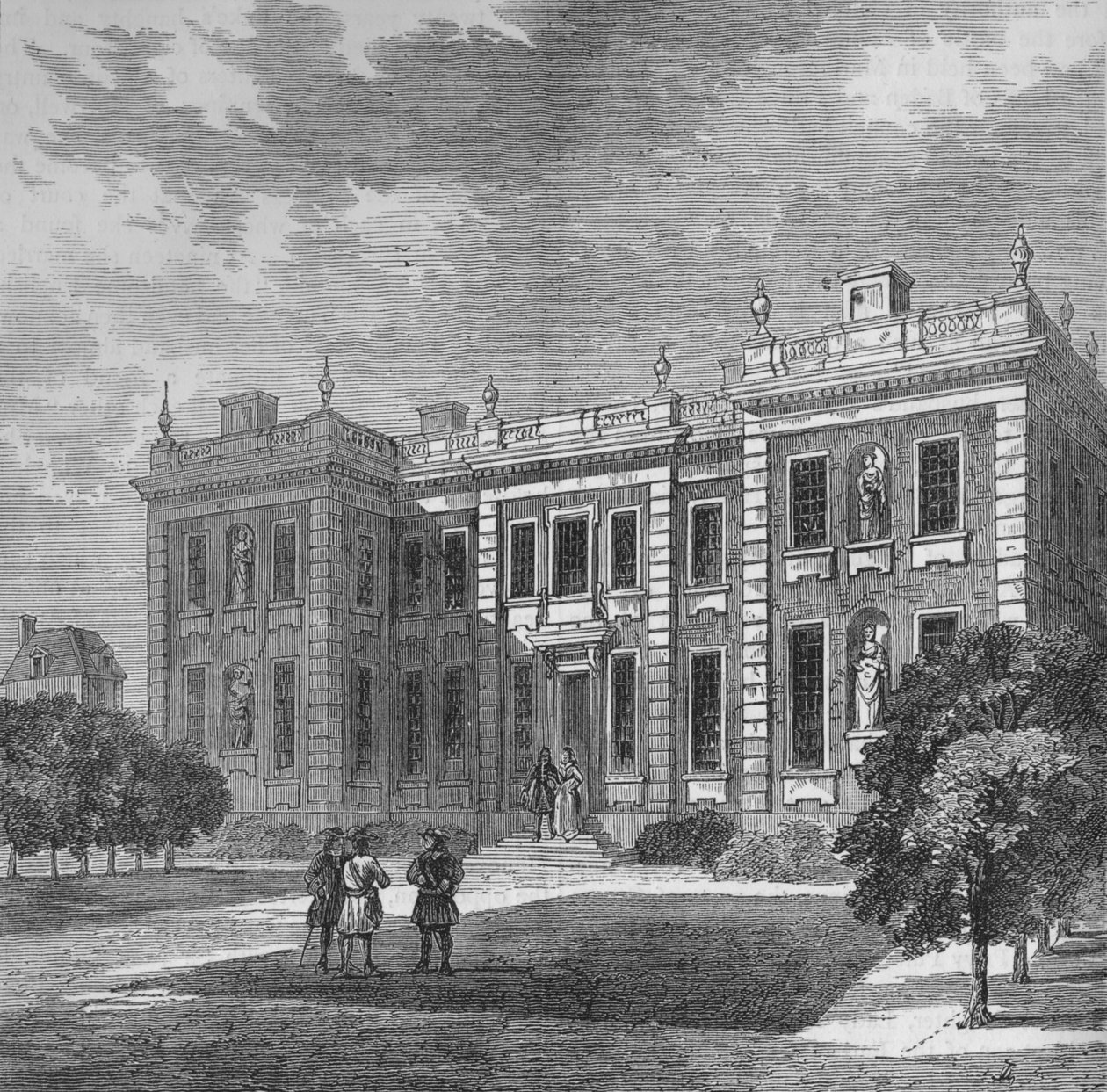 Marlborough House, Westminster, Lontoo, c1710 1878 tekijältä Unbekannt