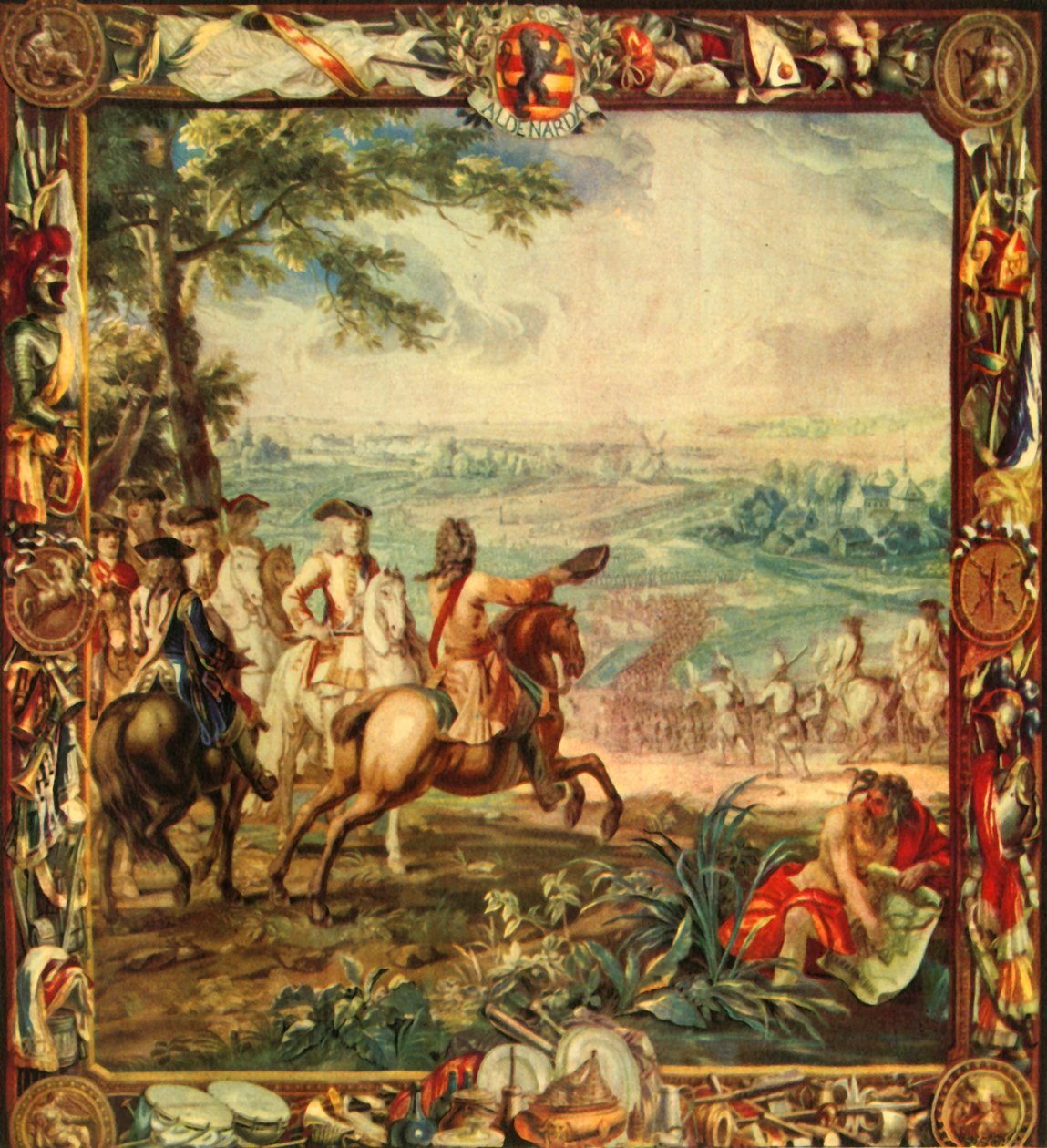"Marlborough Oudenarden taistelussa, 1708", 1944. tekijältä Unbekannt