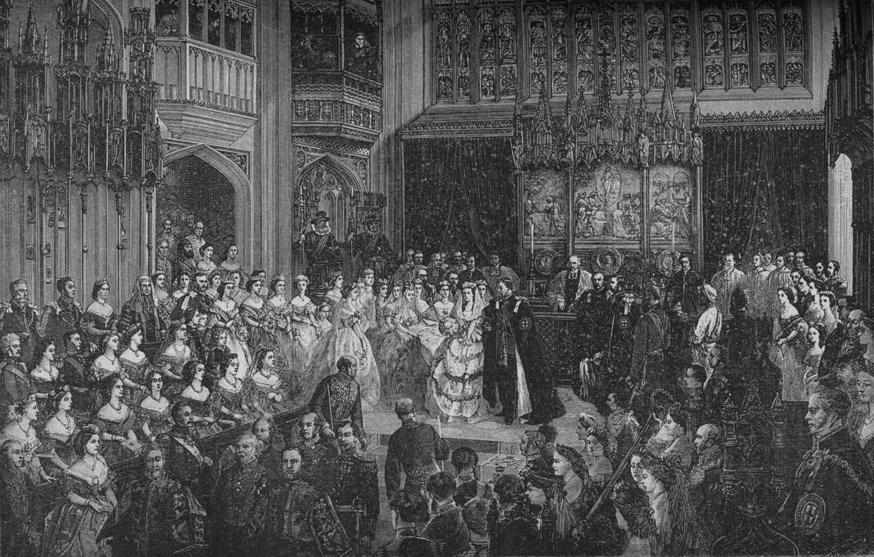 Walesin prinssin häät vuonna 1890 tekijältä Unbekannt