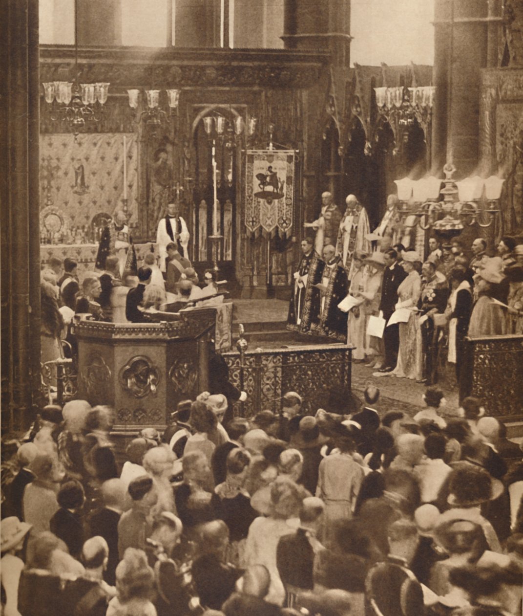 Vihitty Westminster Abbeyssa 26. huhtikuuta 1923 1937 tekijältä Unbekannt