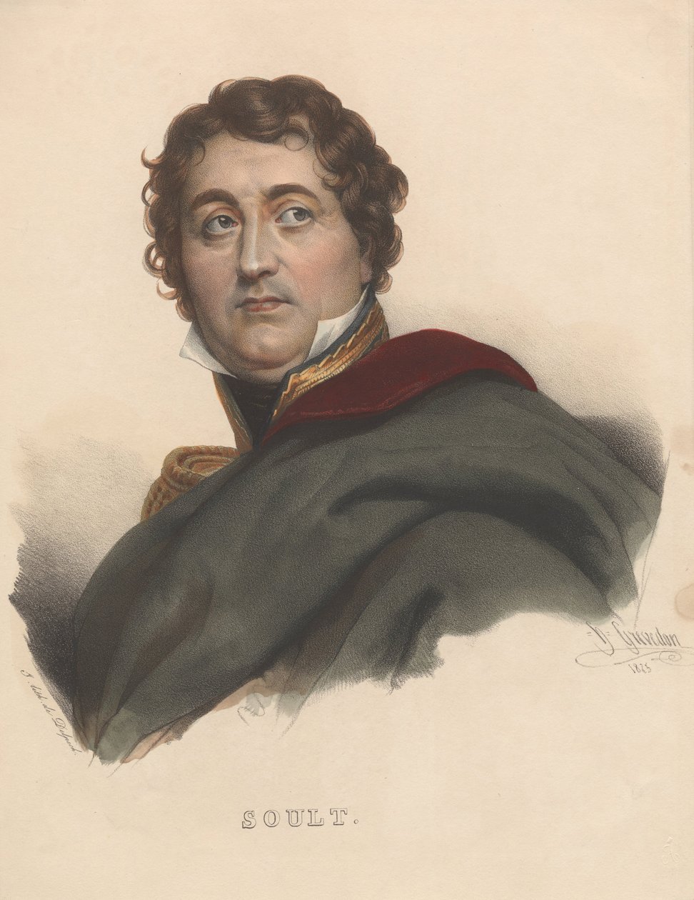 Marsalkkakenraali Nicolas Jean-de-Dieu Soult, 1835 tekijältä Unbekannt