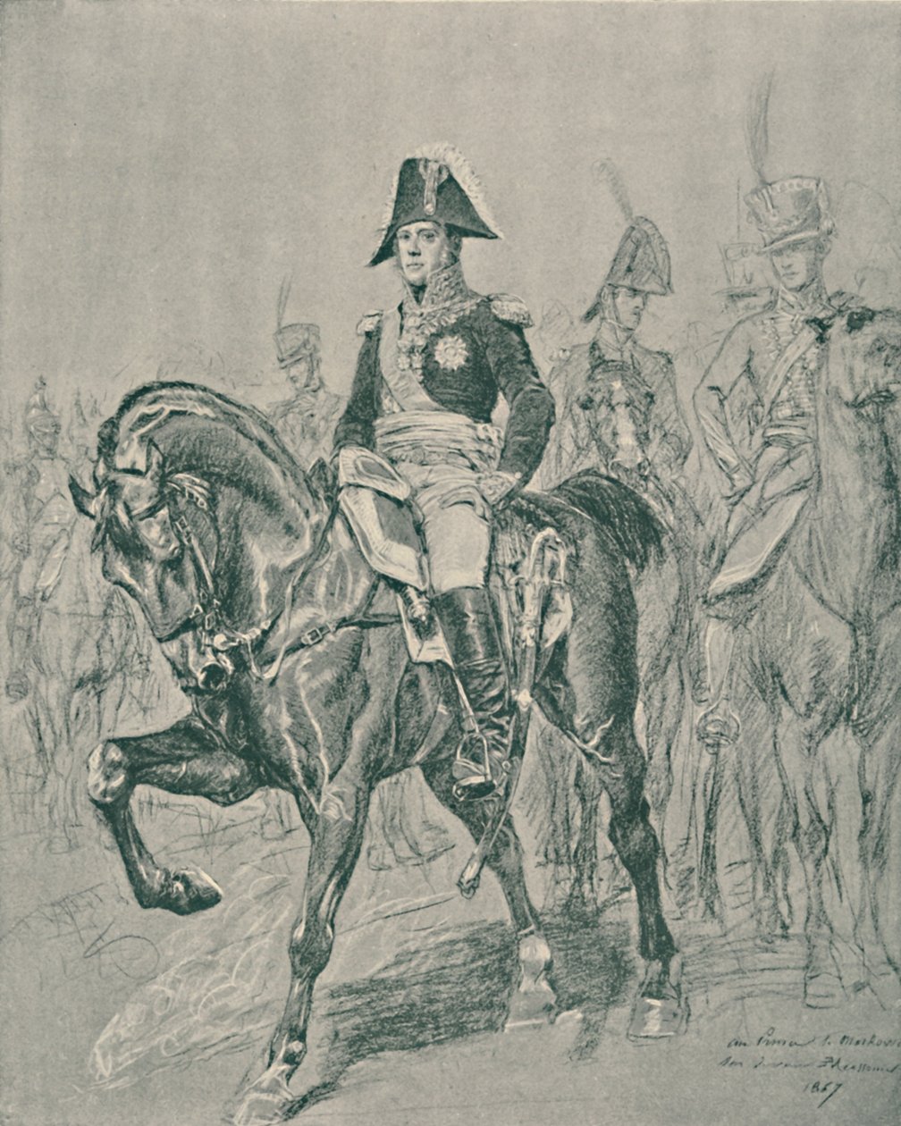 Marsalkka Michel Ney - Elchingenin herttua, Moskowan prinssi, 1800, 1896 tekijältä Unbekannt