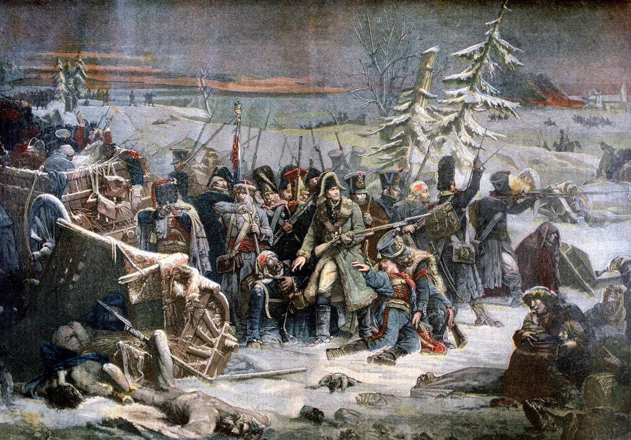 Marshall Ney vetäytyessään Venäjältä, 1812 1894 tekijältä Unbekannt