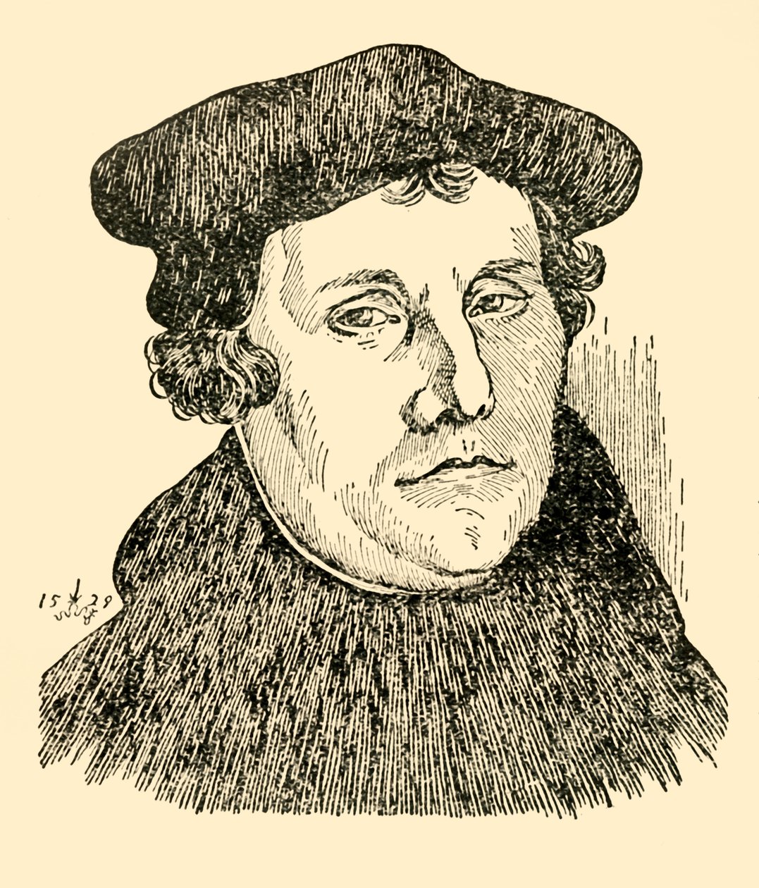 Martin Luther, 1529, 1930. tekijältä Unbekannt