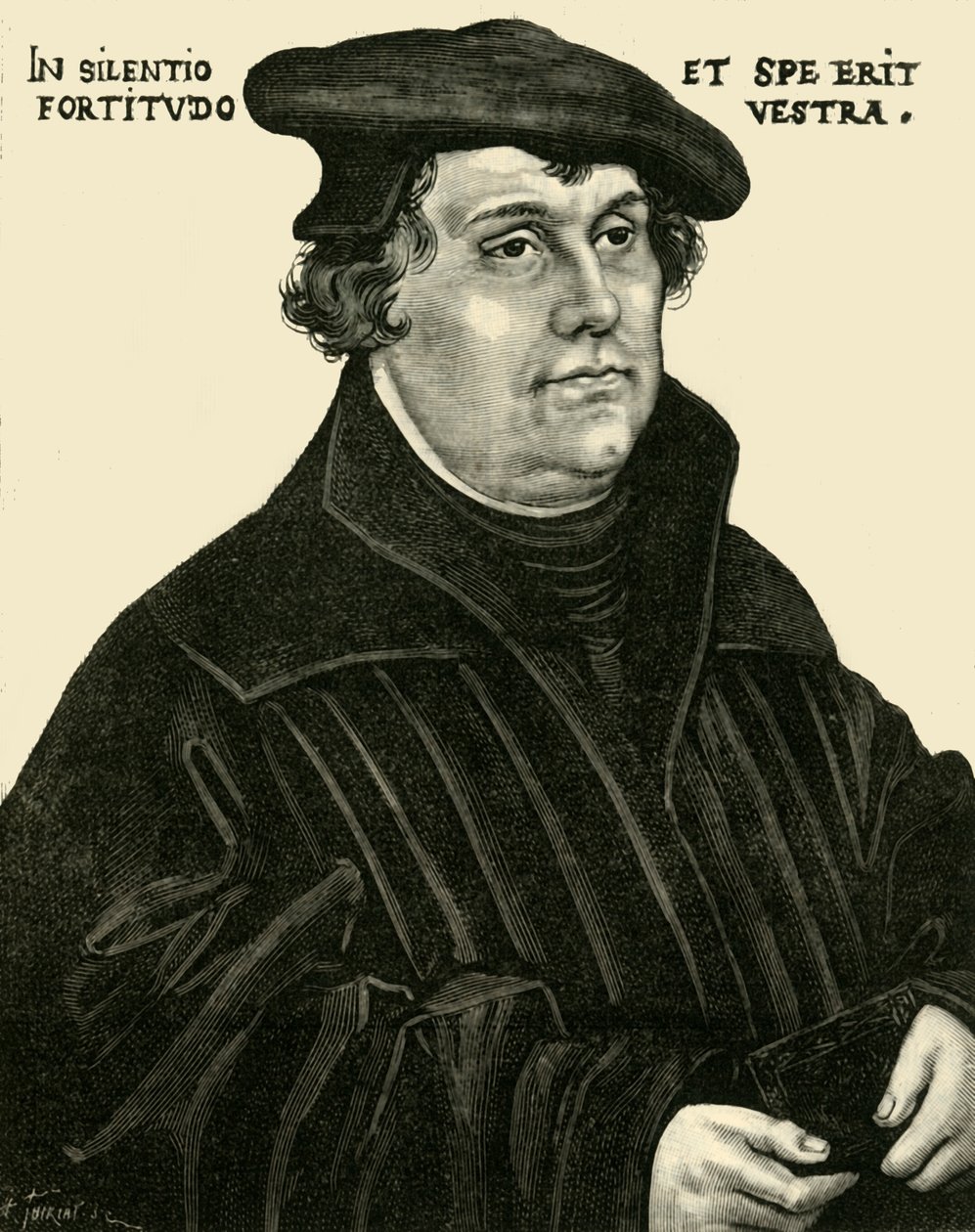 Martin Luther, 1520-1530, 1890. tekijältä Unbekannt