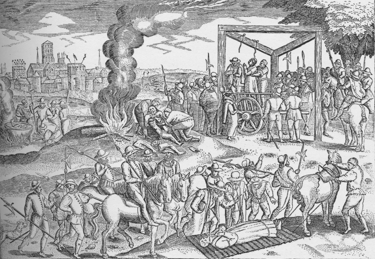Marttyyrit Smithfieldissä, Lontoossa, c1600 1904 tekijältä Unbekannt