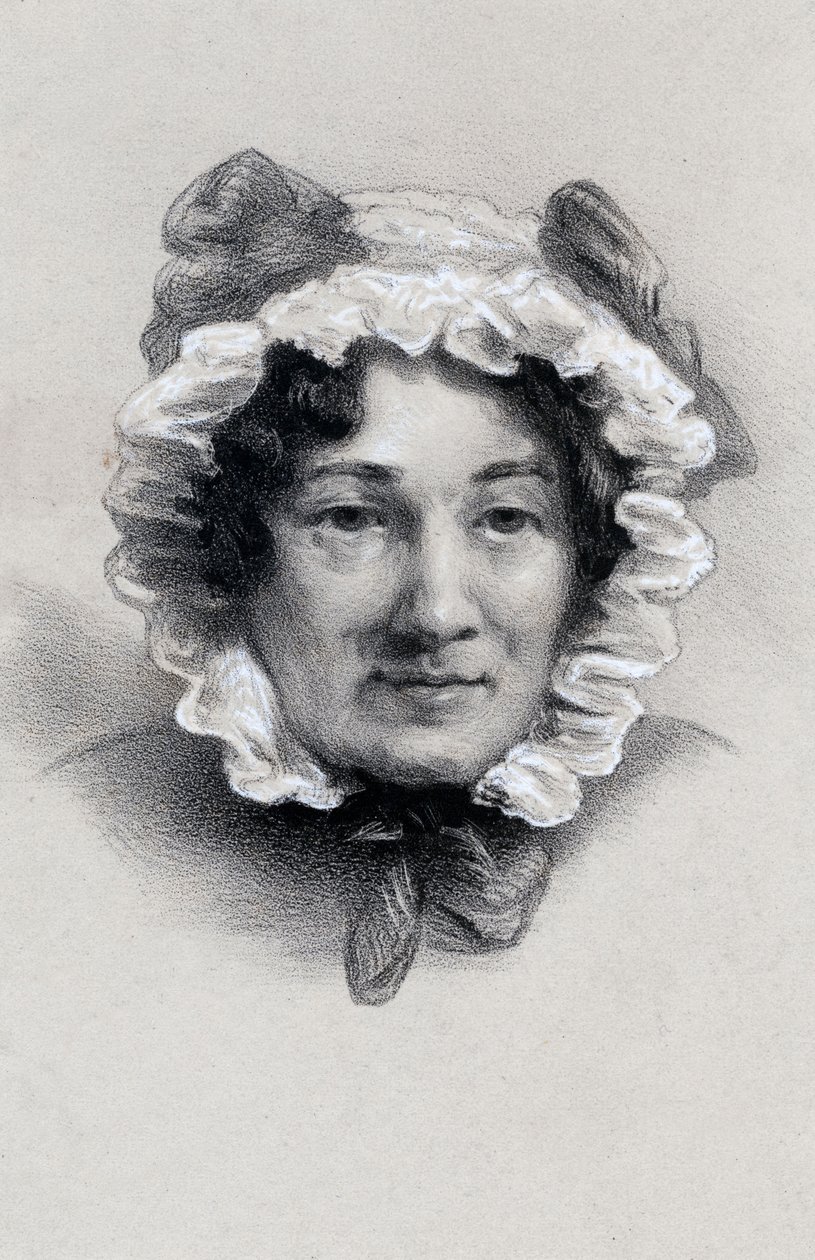 Mary Ann Lamb 1764-1847, englantilainen kirjailija, 1800-luku tekijältä Unbekannt
