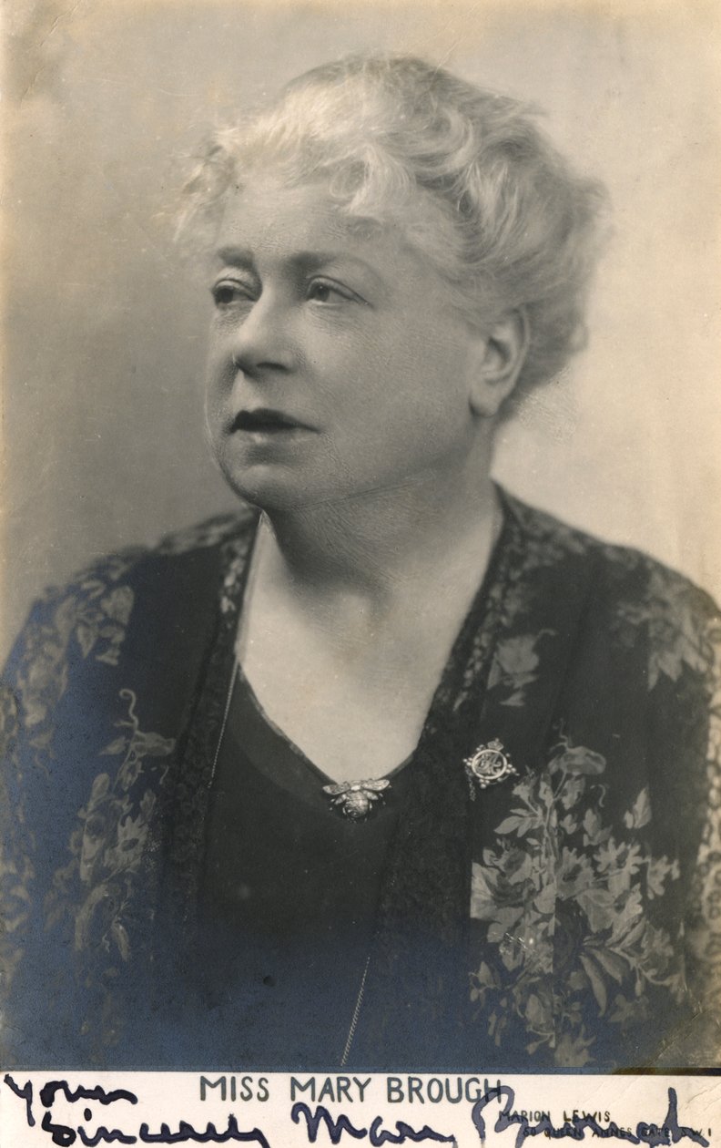 Mary Brough 1863-1834, englantilainen näyttelijä, 1900-luku tekijältä Unbekannt