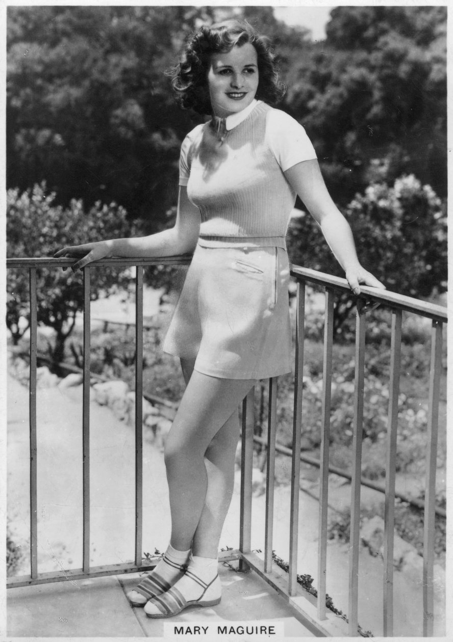 Mary Maguire, australialainen näyttelijä, 1936-1939 tekijältä Unbekannt