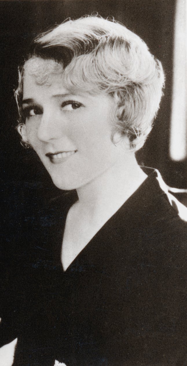 Mary Pickford syntyi Gladys Mary Smith 1893-1979, kanadalaissyntyinen amerikkalainen näyttelijä, v. 1929 tekijältä Unbekannt