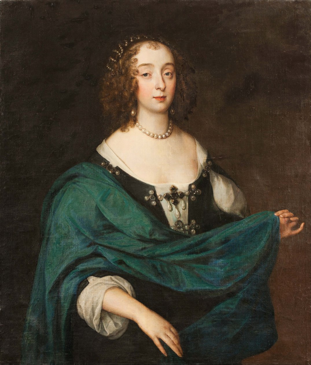 Mary Stewart, Richmondin herttuatar ja Lennoxin herttuatar 1622-1685, n. 1640. tekijältä Unbekannt