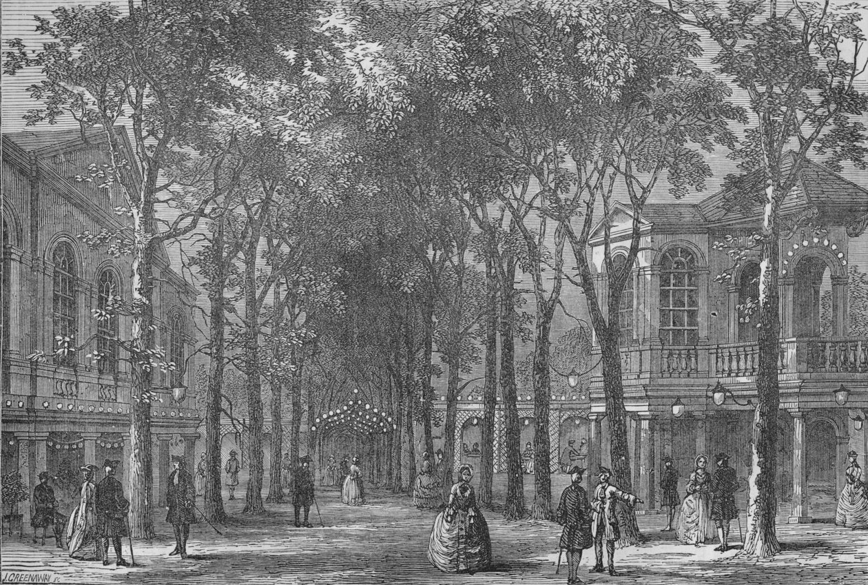 Marylebone Gardens, Westminster, Lontoo, 1870 1878 tekijältä Unbekannt