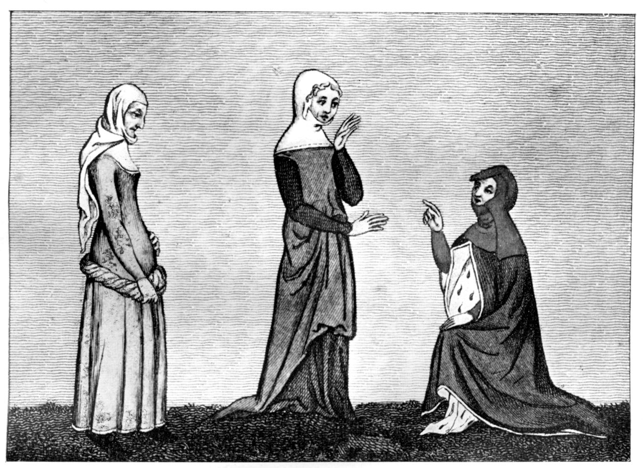 Matronit, 1300-luku, 1910 tekijältä Unbekannt