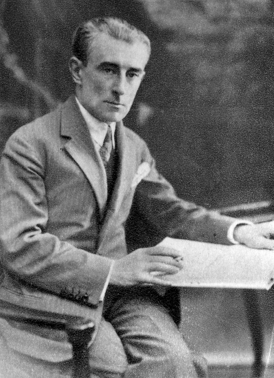 Maurice Ravel, ranskalainen säveltäjä, 1931 tekijältä Unbekannt