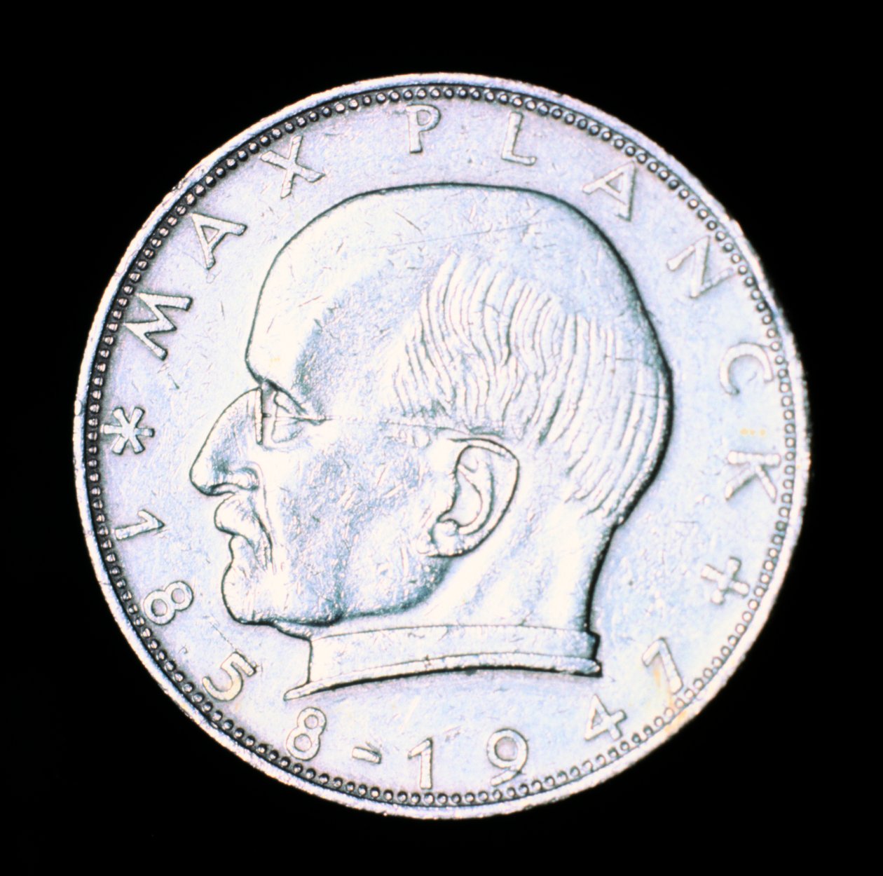 Max Planck, saksalainen teoreettinen fyysikko, 1900-luvun puoliväli tekijältä Unbekannt