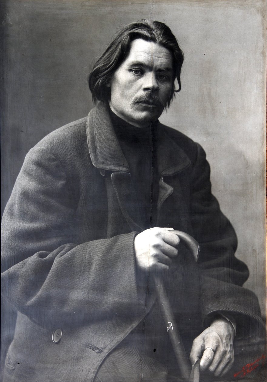 Maksim Gorki, venäläinen kirjailija, c1901-c1902 tekijältä Unbekannt