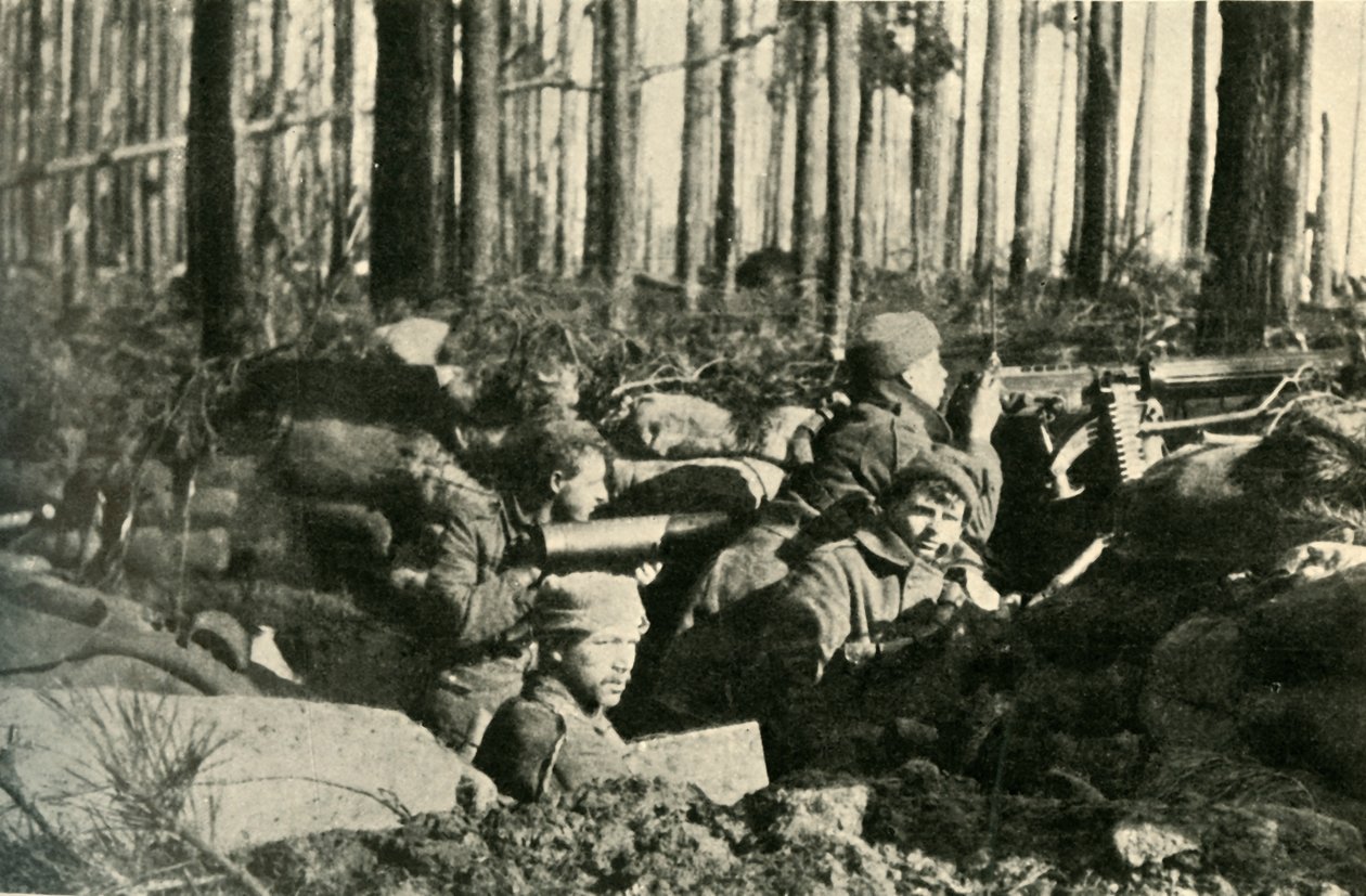 Maxim-ase toiminnassa Britannian rintamalla, ensimmäinen maailmansota, 1915, c1920. tekijältä Unbekannt