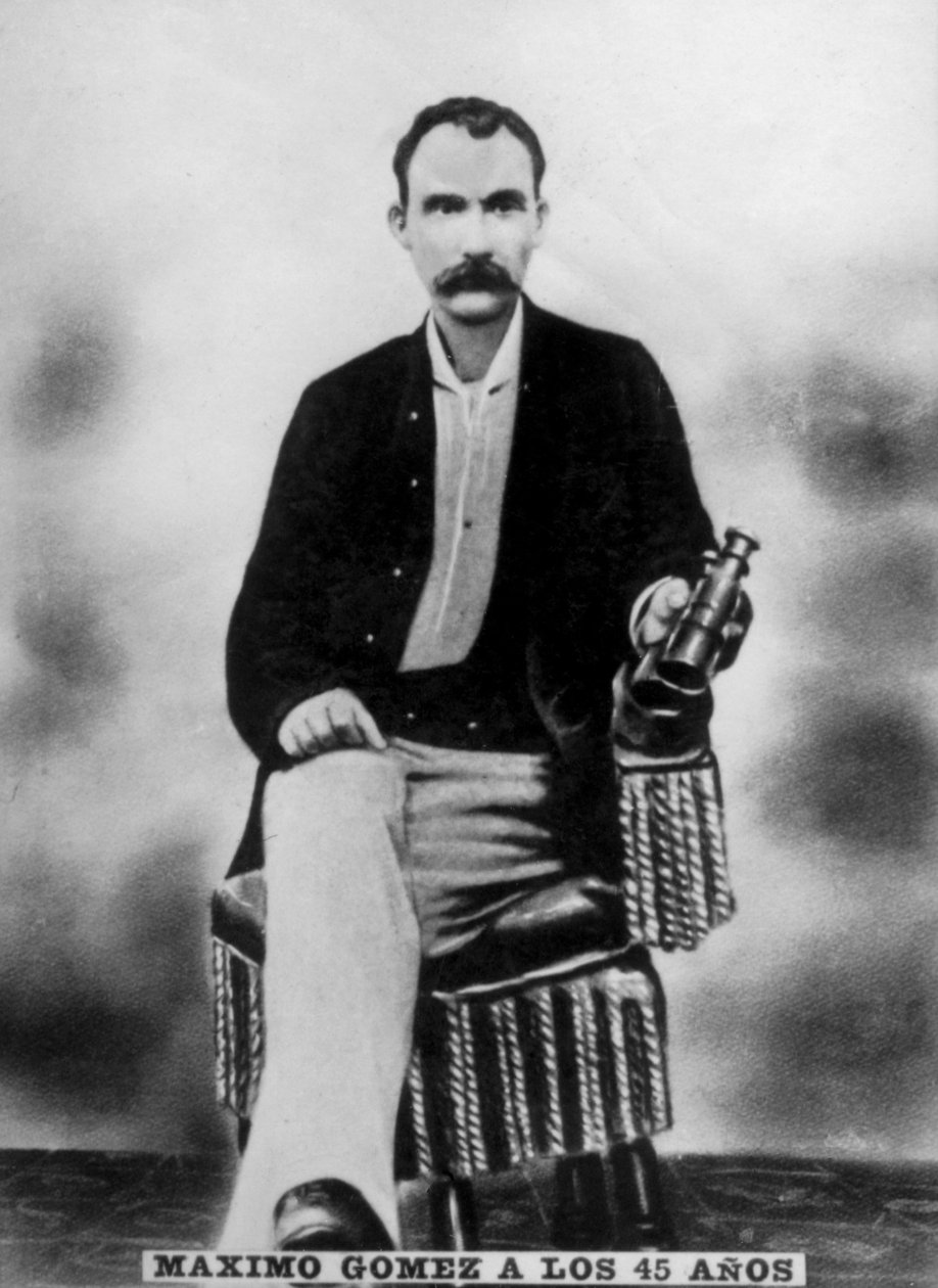 Maximo Gomez 1836-1905, 45-vuotias, 1881 c1910 tekijältä Unbekannt