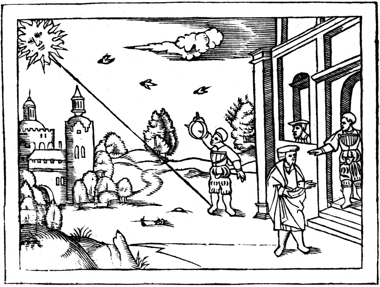 Auringon korkeuden mittaaminen, 1539 tekijältä Unbekannt