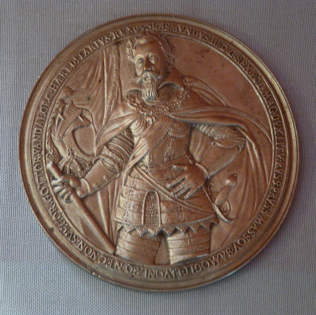 Sigismund III:n voiton muistomitali Smolenskissa tekijältä Unbekannt