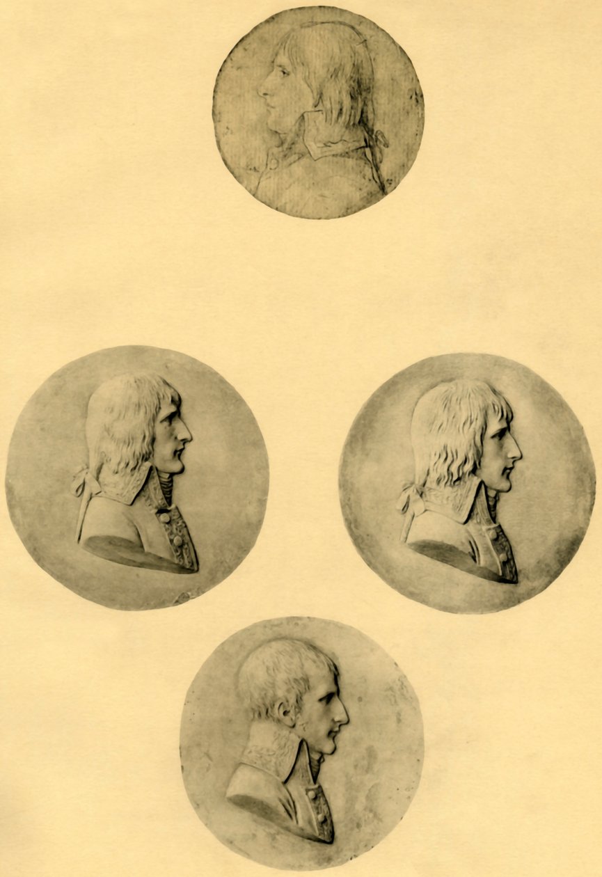 Napoleonin mitalimuotokuvia, 1797-1799, 1921. tekijältä Unbekannt