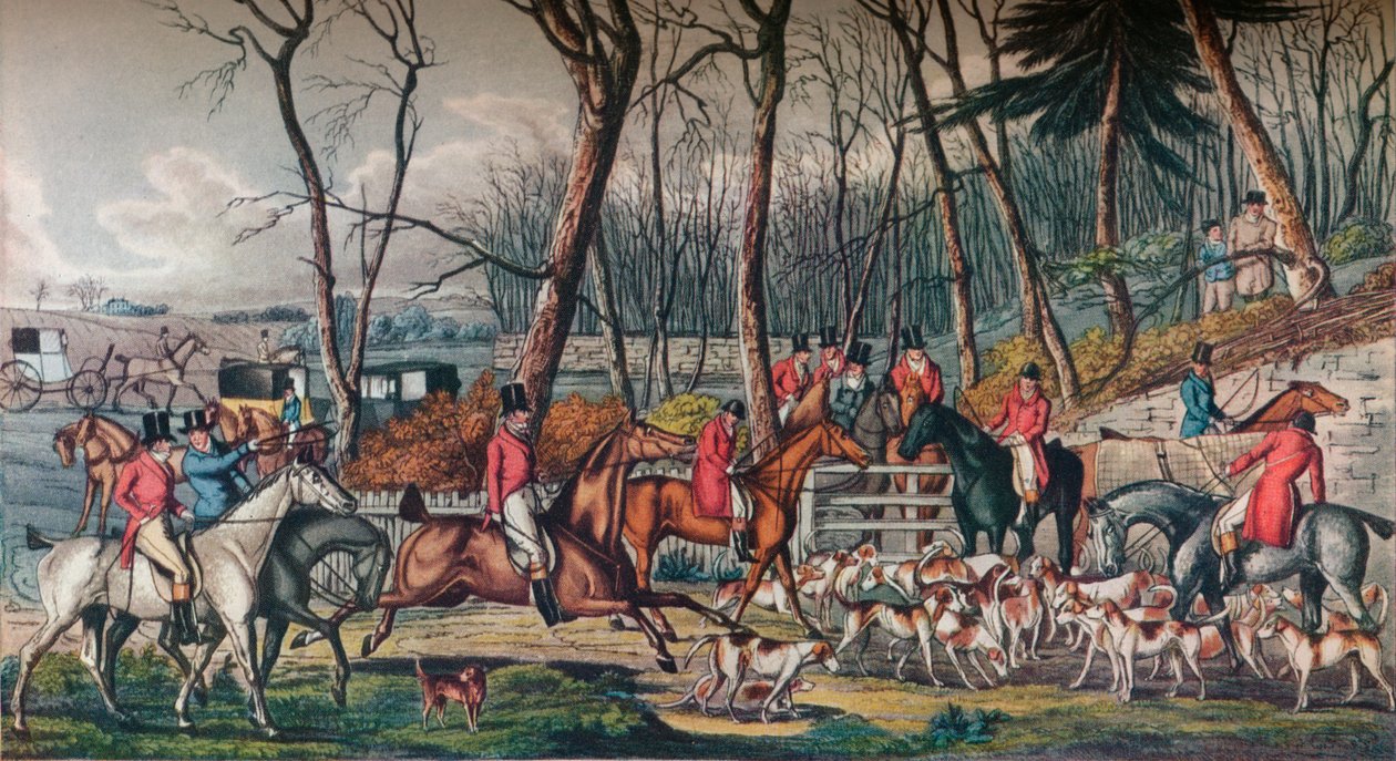 Kokous Coverissa, c1824 tekijältä Unbekannt