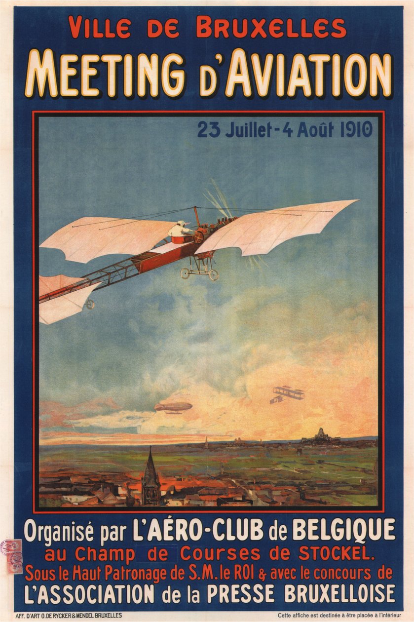 Kokous dAviation, 1910 tekijältä Unbekannt