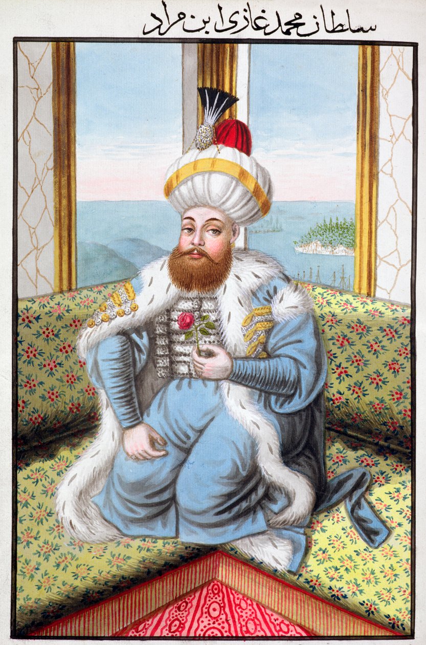 Mehmed II, ottomaanien keisari, 1808 tekijältä Unbekannt