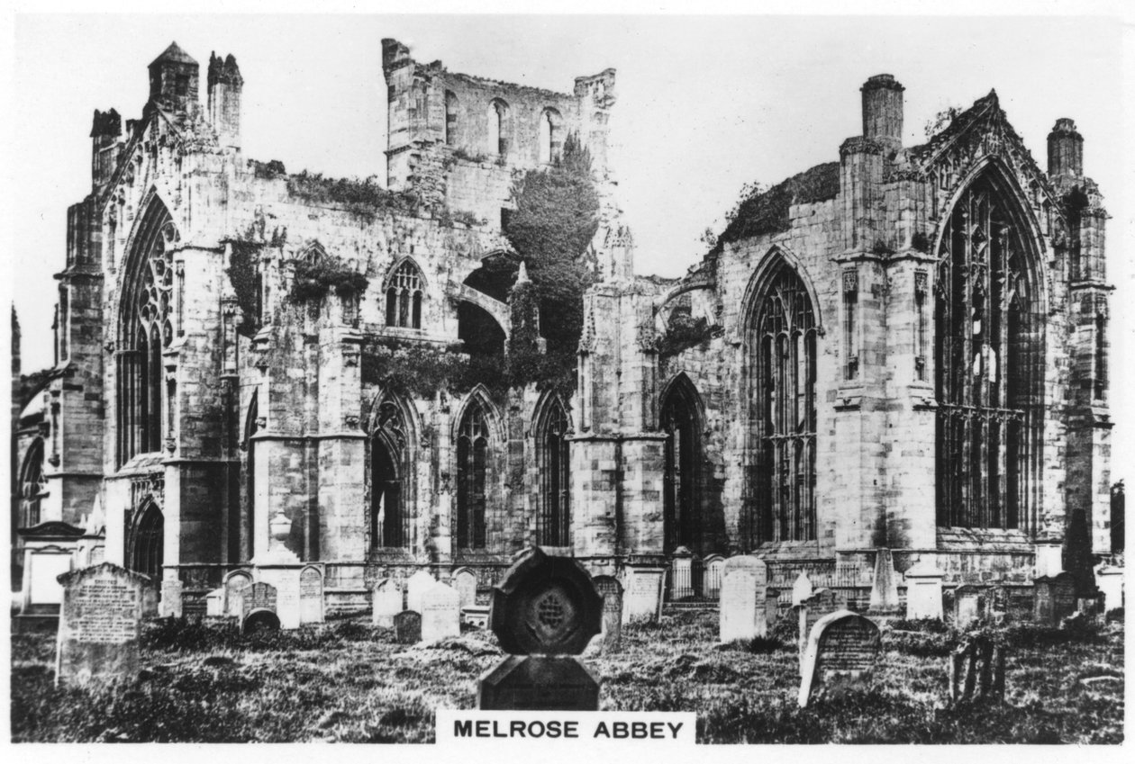 Melrose Abbey, Skotlanti, 1936 tekijältä Unbekannt
