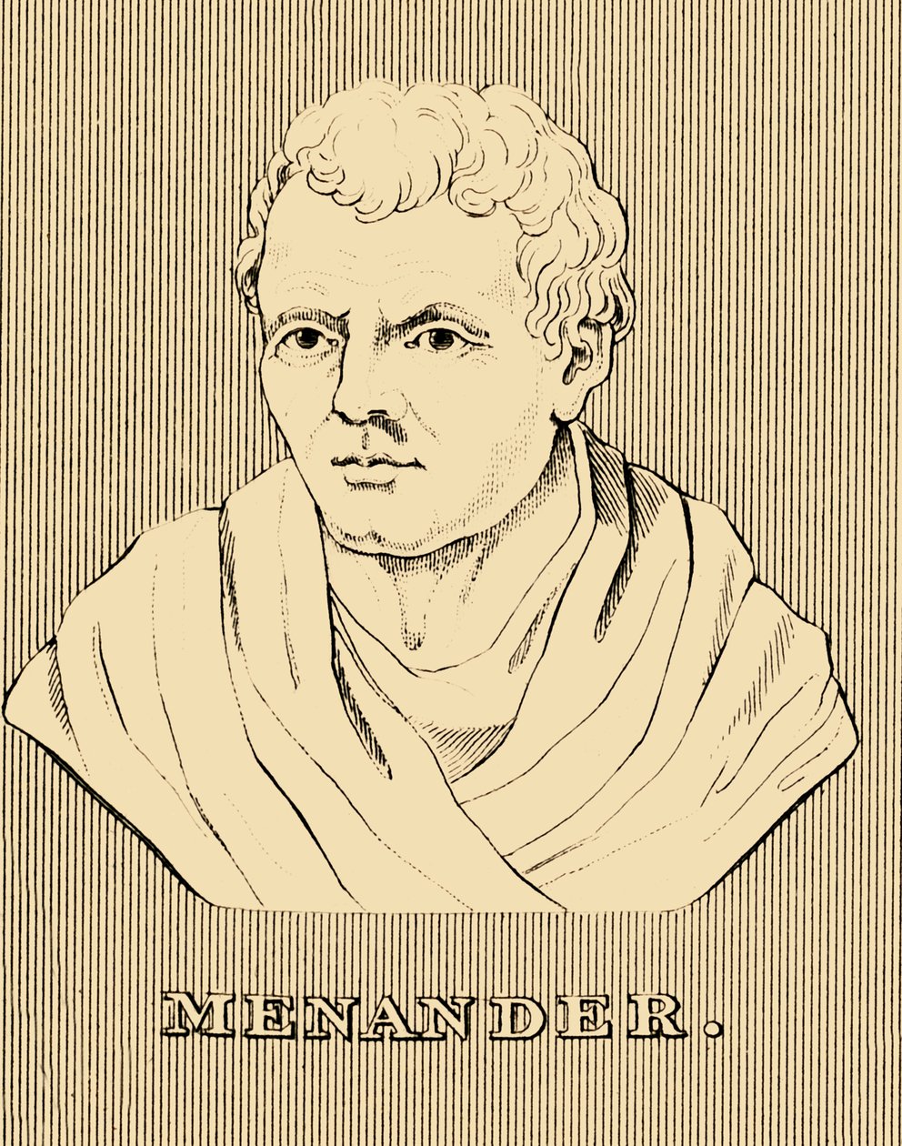 Menander, n. 342-290 eKr., 1830 tekijältä Unbekannt