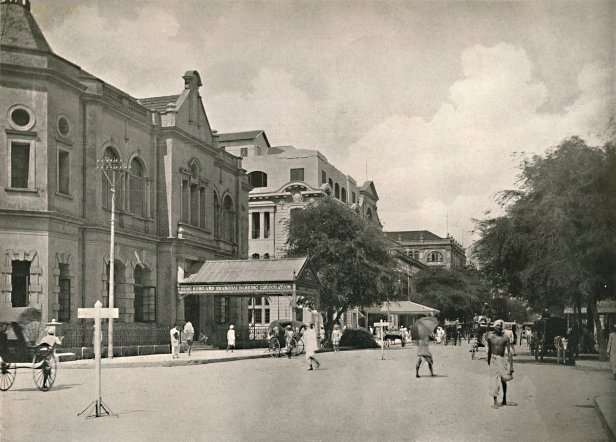 Merchant Street, Rangoon, 1900. tekijältä Unbekannt