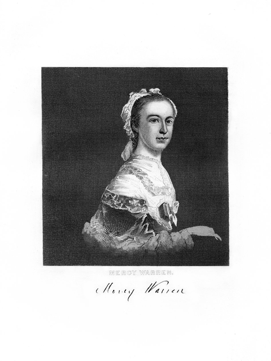 Mercy Warren, yhdysvaltalainen patriootti ja kirjailija, 1872 tekijältä Unbekannt