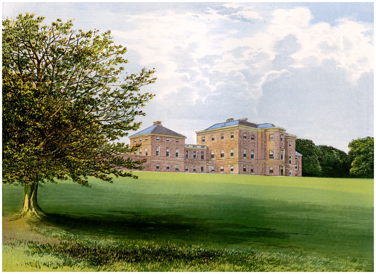 Mersham-le-Hatch, Kent, Baronet Knatchbullin koti, 1880 tekijältä Unbekannt