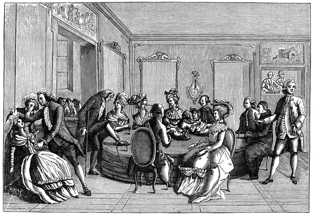 Mesmers tub, 1779 1875 tekijältä Unbekannt