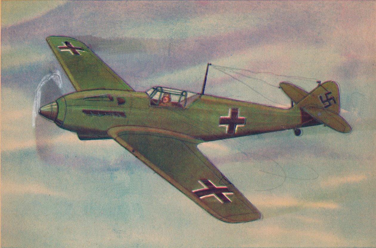 Messerschmitt M.E. 109 Fighter Monoplane, c1944. tekijältä Unbekannt