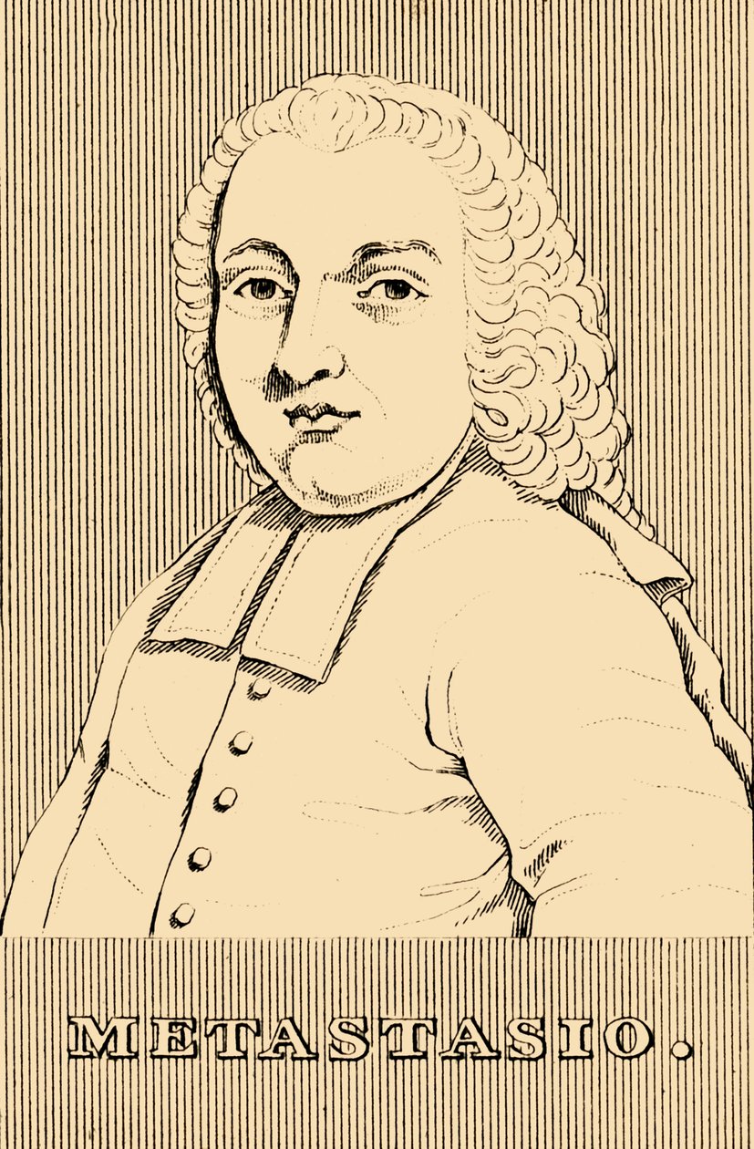 Metastasio, 1698-1782, 1830. tekijältä Unbekannt