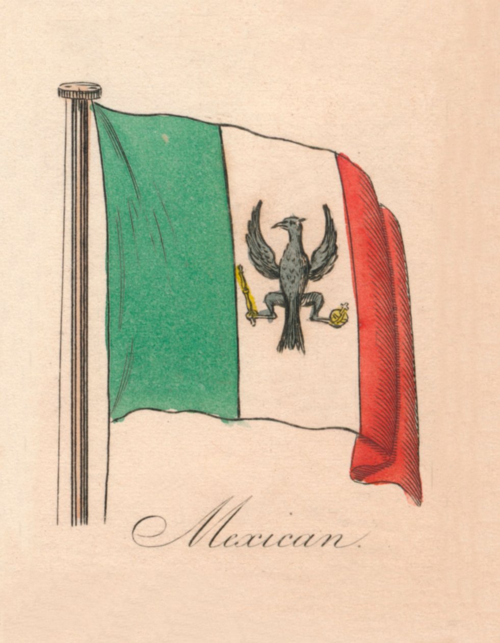 Meksikolainen, 1838 tekijältä Unbekannt