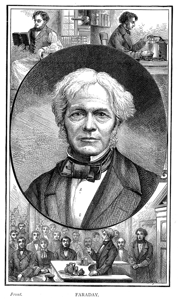 Michael Faraday, brittiläinen fyysikko ja kemisti, 1881 tekijältä Unbekannt
