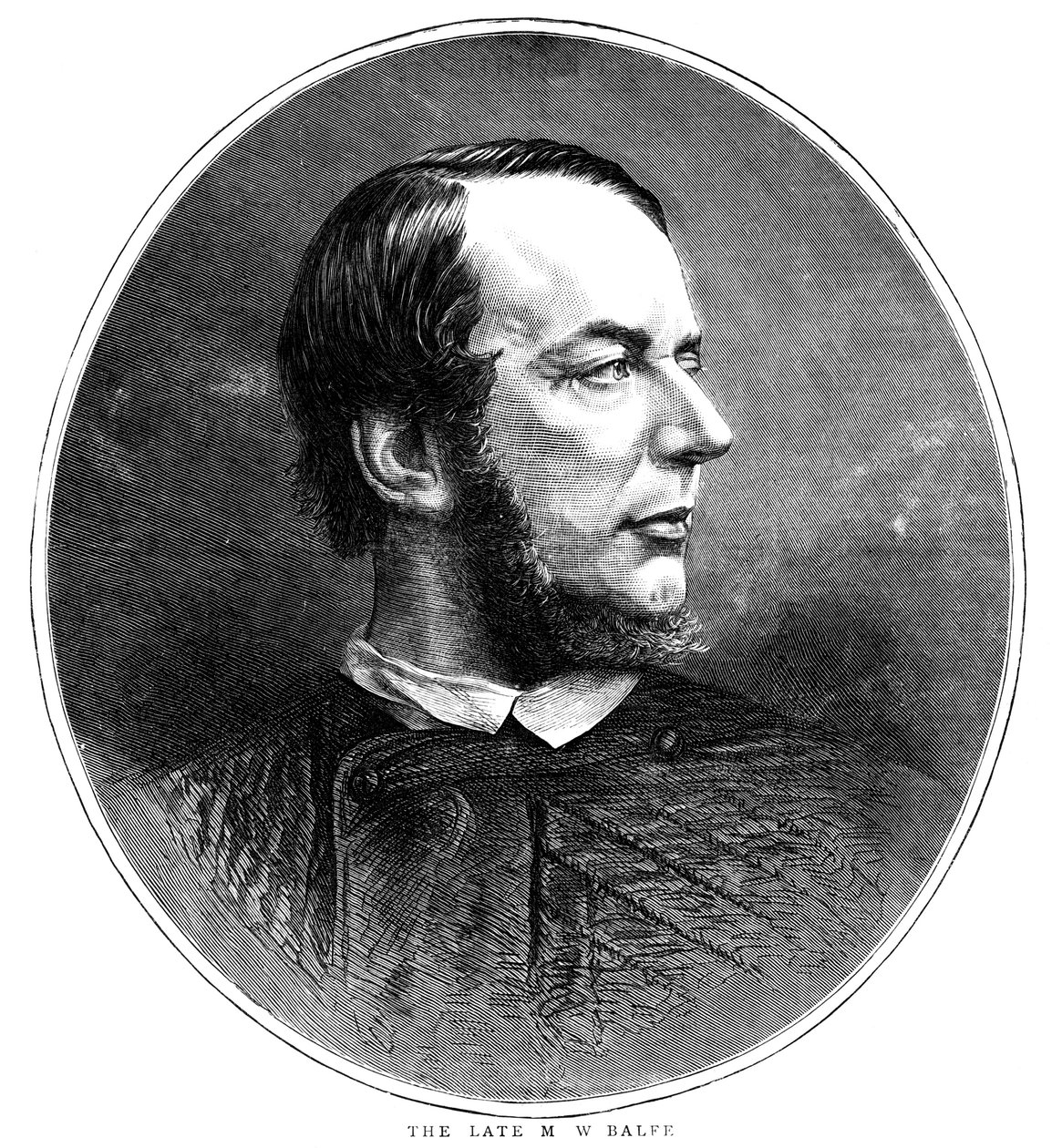 Michael William Balfe, irlantilaissyntyinen brittiläinen säveltäjä ja laulaja, 1870 tekijältä Unbekannt