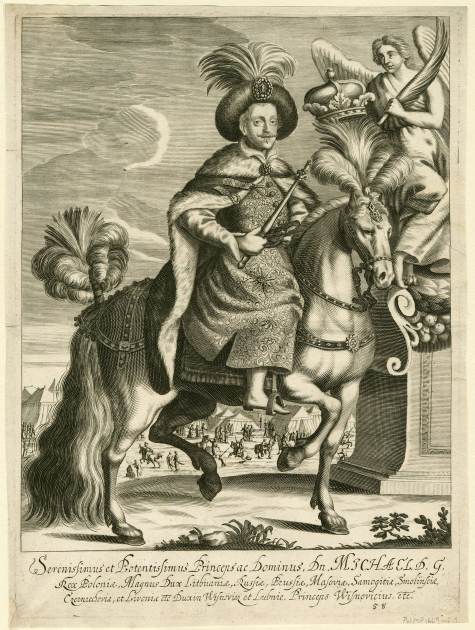 Michal Korybut Wisniowiecki 1640-1673, Puolan kuningas ja Liettuan suurruhtinas, n. 1670 tekijältä Unbekannt