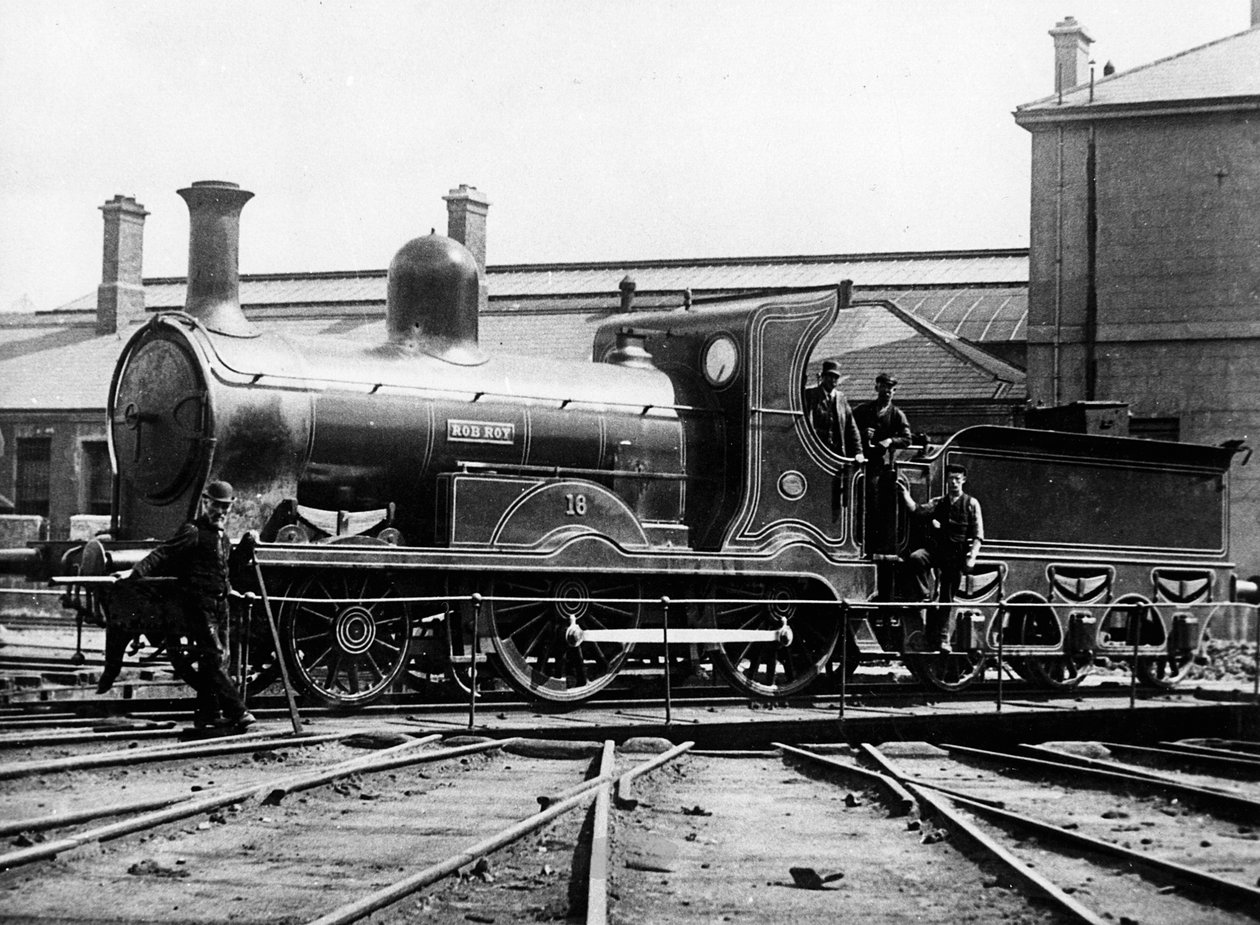 Midlands and Great Western Railway Ireland 2-4-0 -veturi Rob Roy, 1873 tekijältä Unbekannt