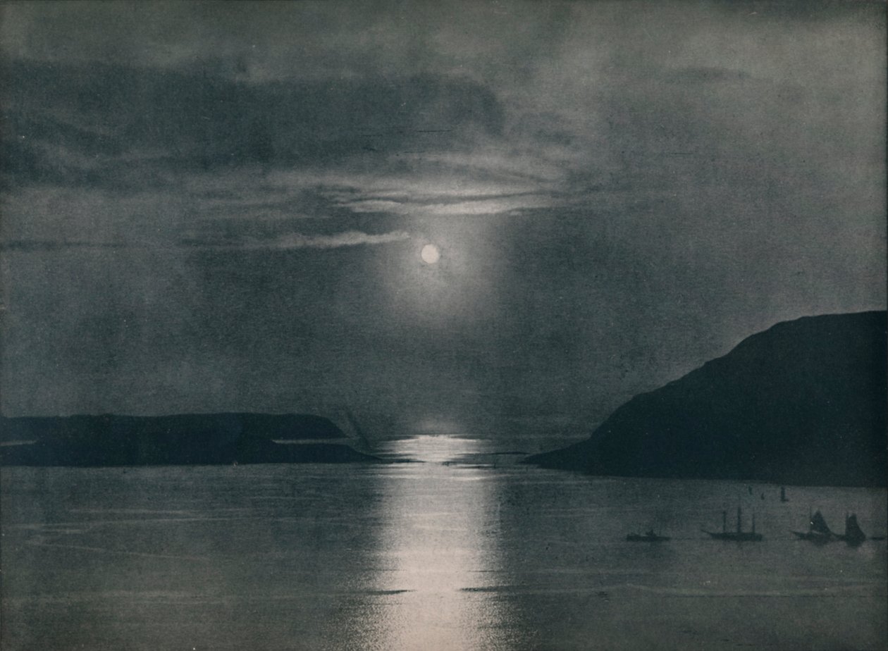 Keskiyön aurinko Hammerfestissä, 1914. tekijältä Unbekannt