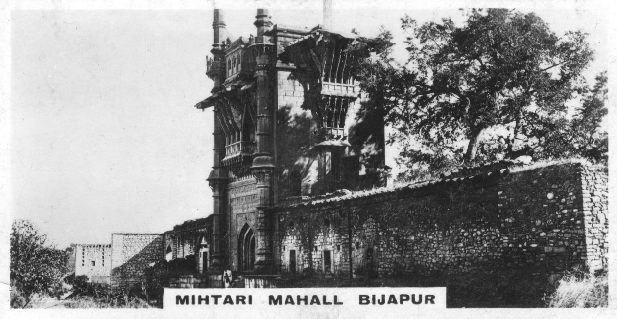 Mihtari Mahall, Bijapur, Karnataka, Intia, 1925 tekijältä Unbekannt