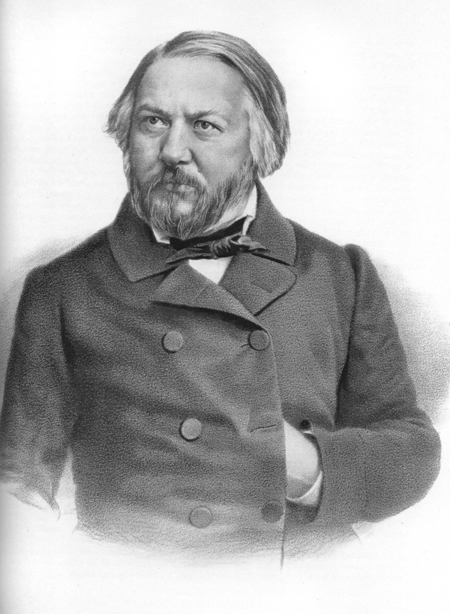 Mihail Ivanovitš Glinka 1804-1857, venäläinen säveltäjä tekijältä Unbekannt
