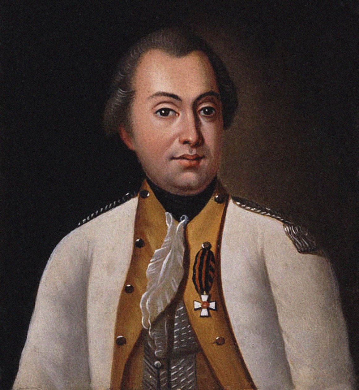 Mihail Kutuzov Luganskin Pikineerirykmentin univormussa, 1788, 1800-luku tekijältä Unbekannt