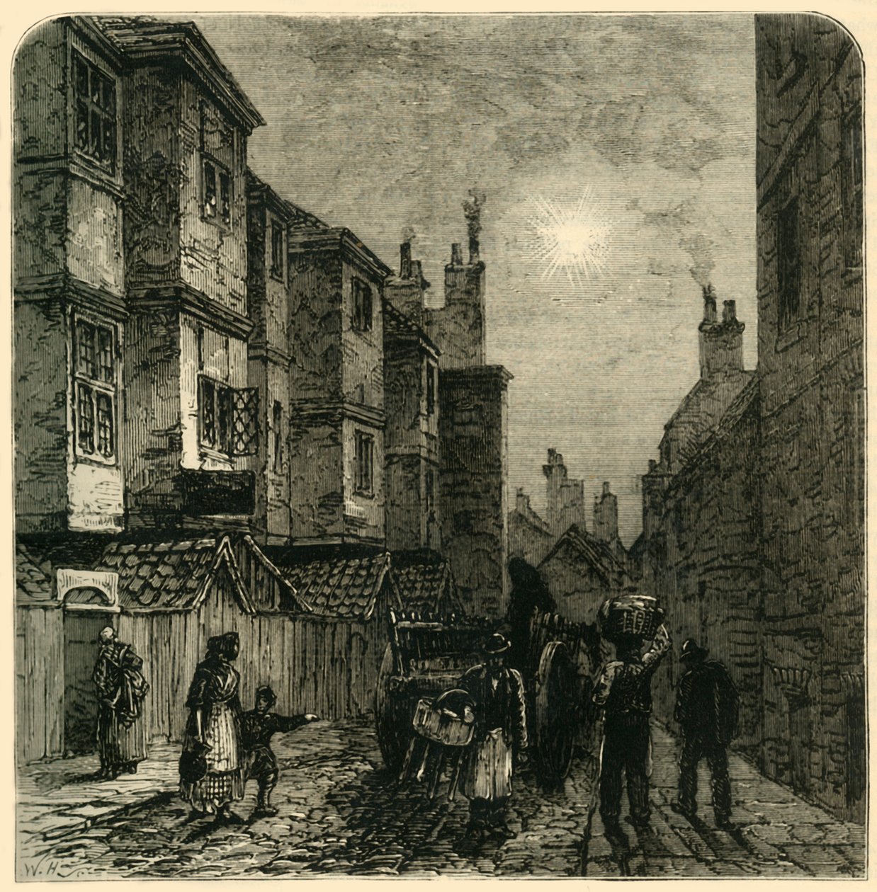 Milford Lane vuonna 1820, 1881. tekijältä Unbekannt