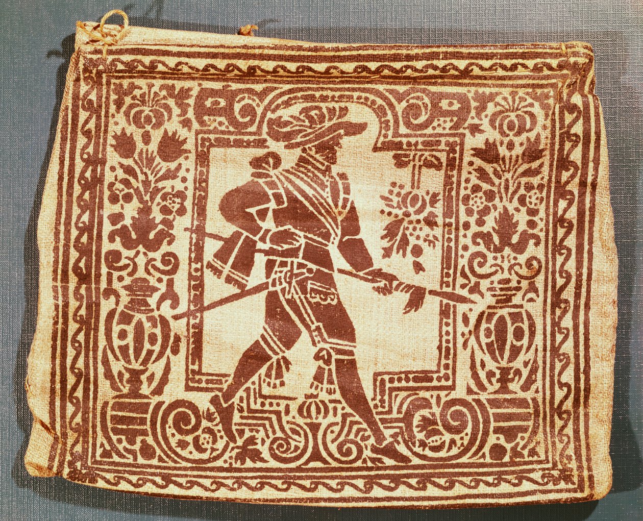 Sotilaspostimiehen kirjesäkki 30-vuotisen sodan aikana (1618-48) (tekstiili) tekijältä Unbekannt