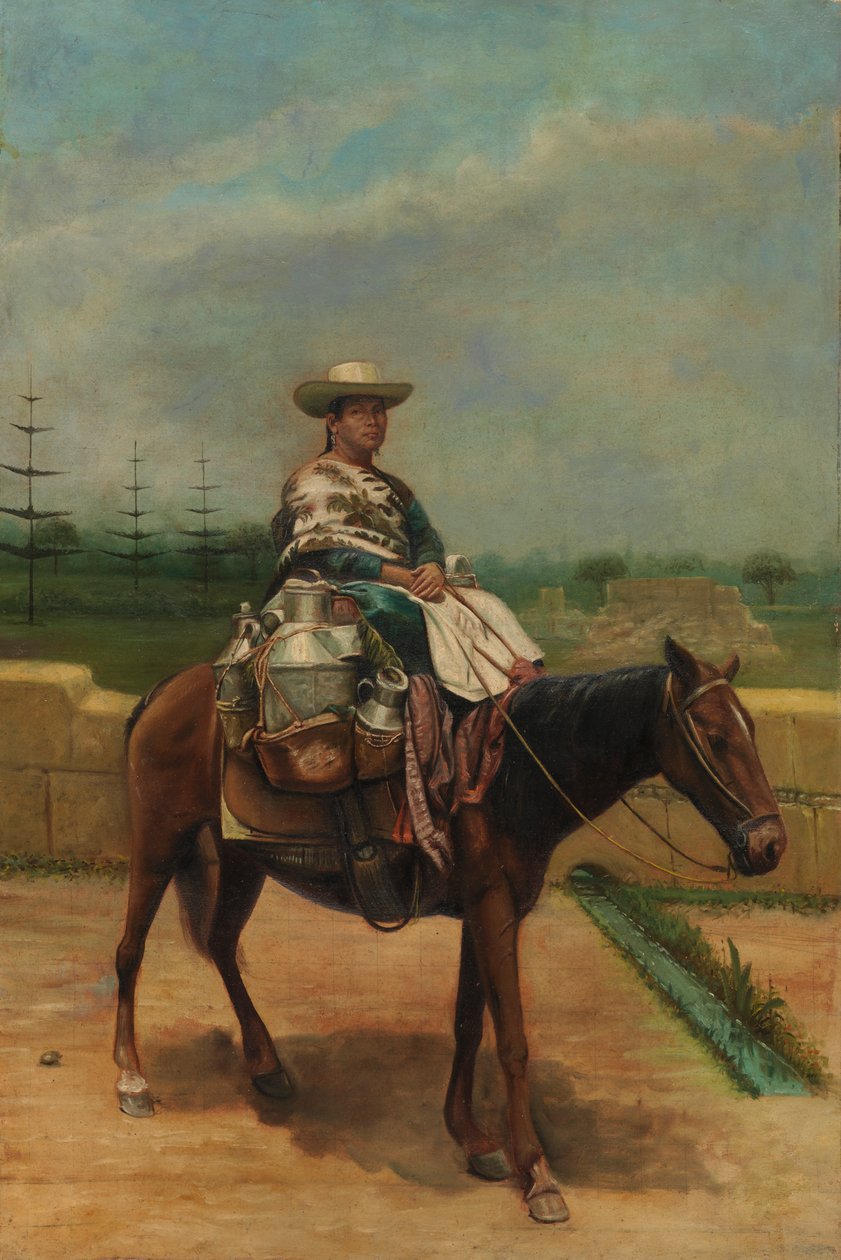 Maidonainen, n. 1890-1892. tekijältä Unbekannt