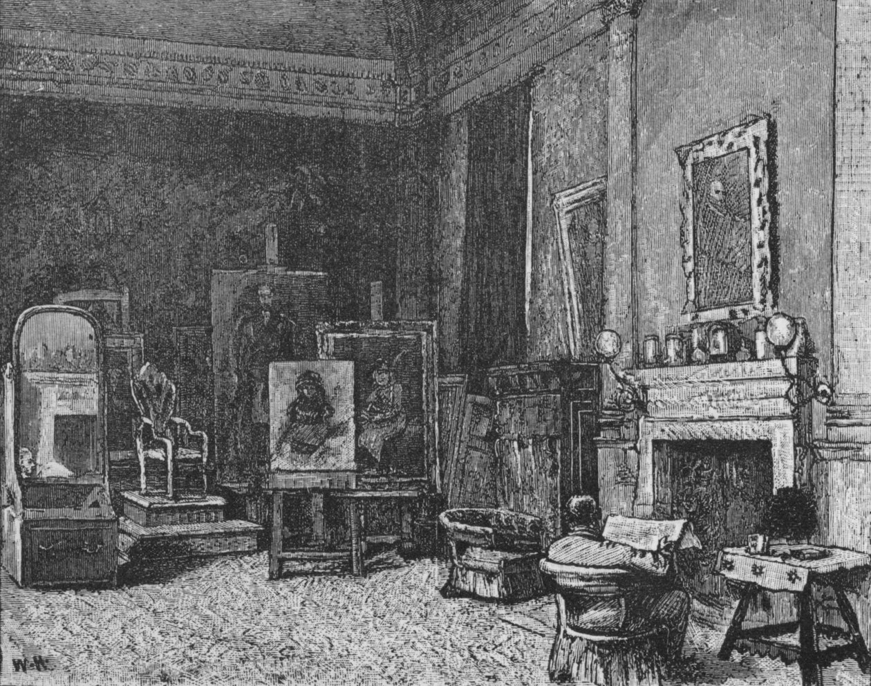 Millaiss Studio, 1890 tekijältä Unbekannt