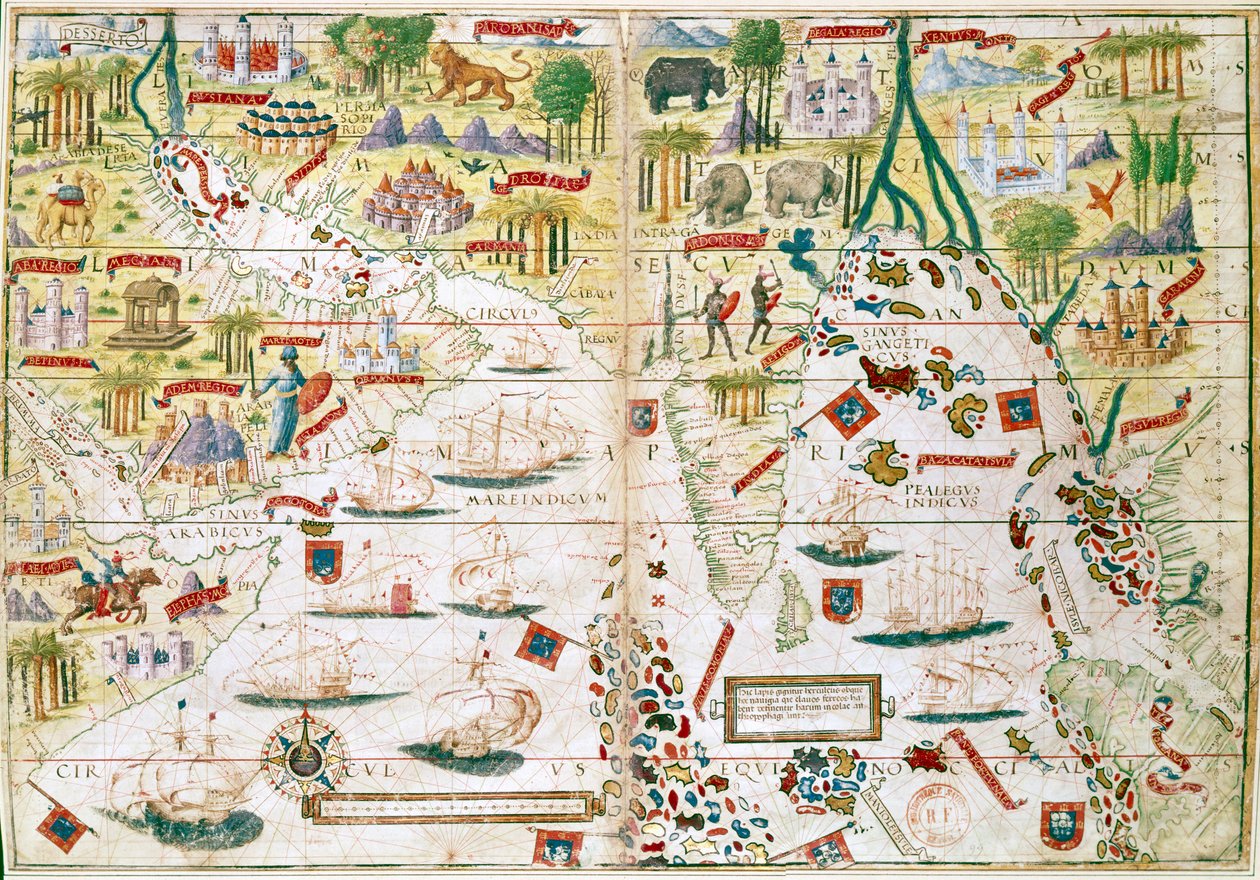 Miller Atlas, c1519 tekijältä Unbekannt